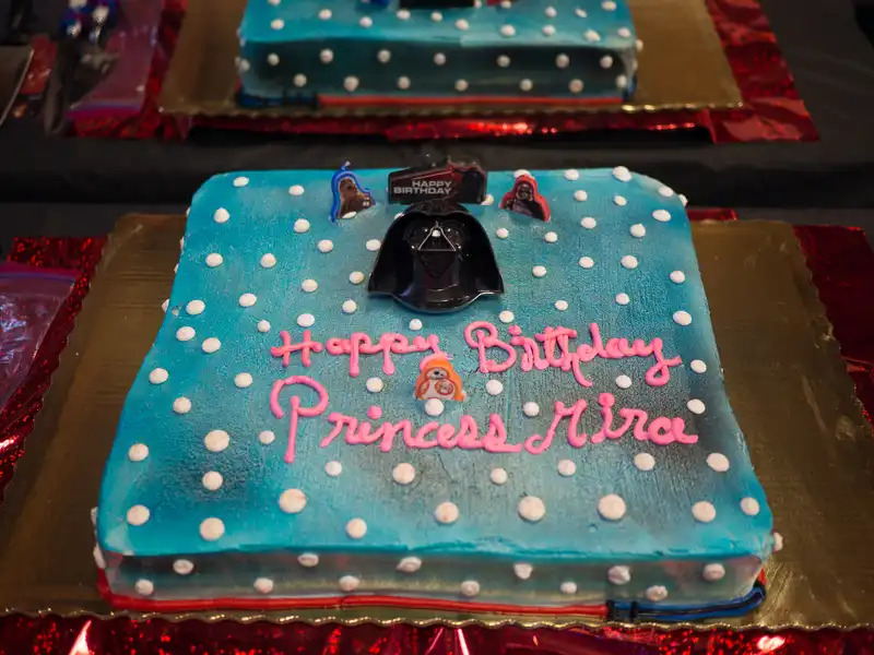 Darth Vader cake for princess Mira